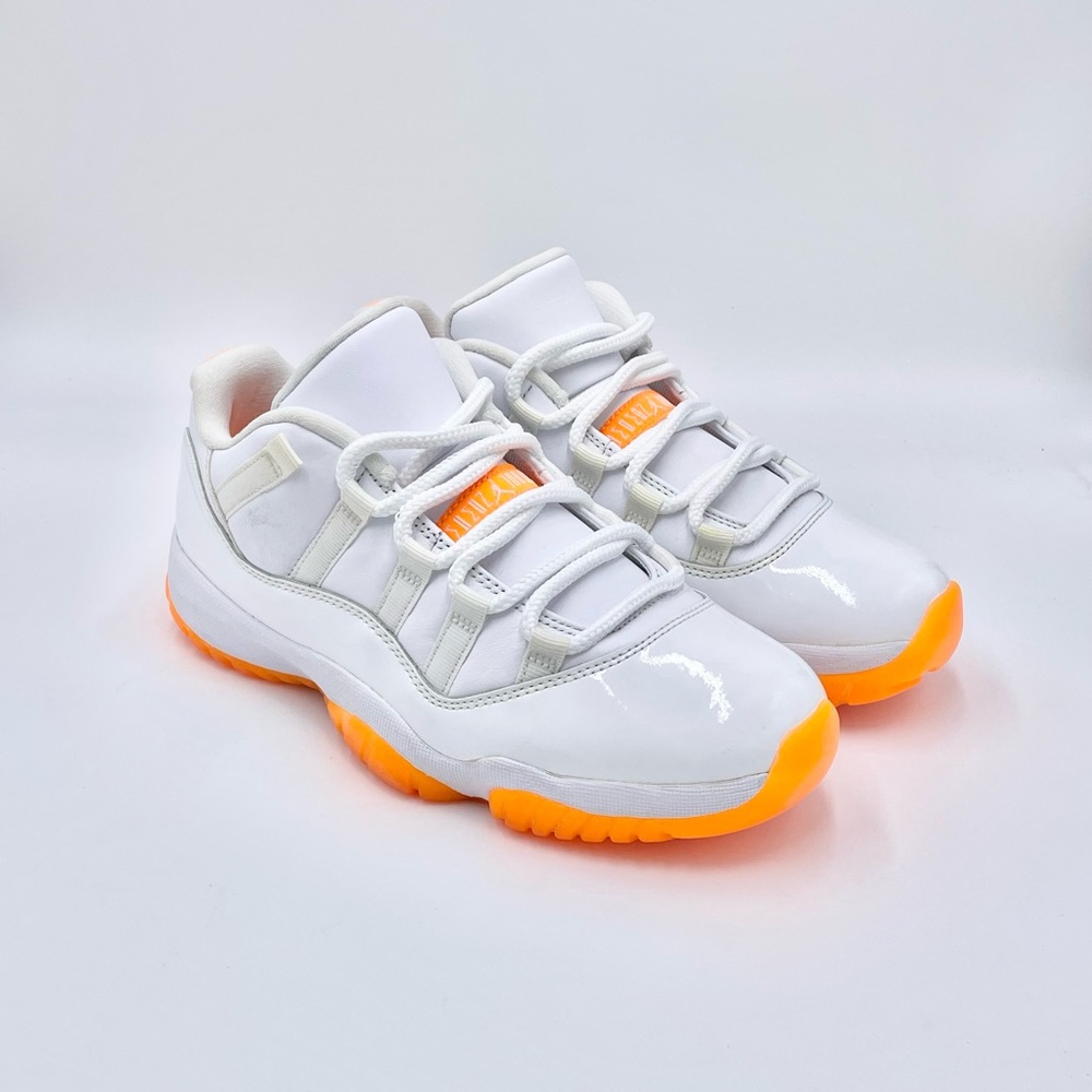 Air Jordan 11 Retro Low Bright Citrus AH7860-139 Women’s size 8.5 , 7Y